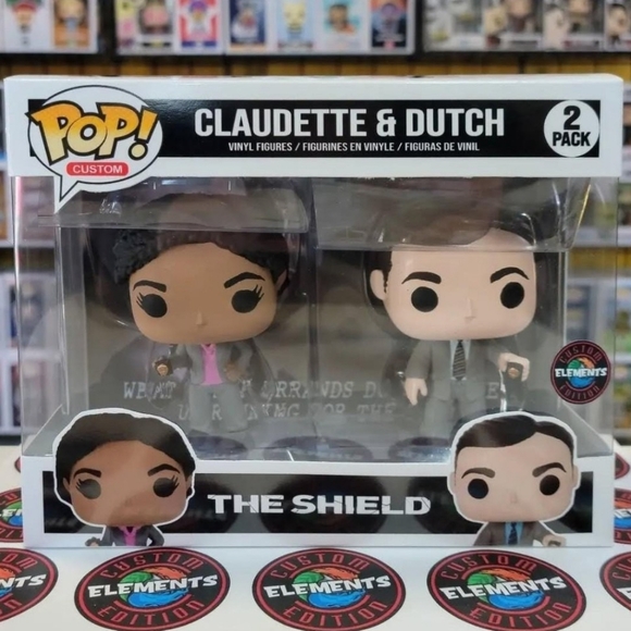 Two Custom Made Funko Pops and A 2 Pack Box - Picture 3 of 6